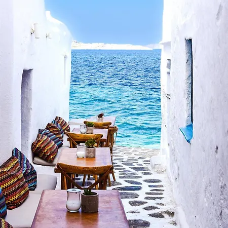 Luxury Mykonos Stunning Seaviews 4 Bedrooms Jacuzzi Agia Sofia 빌라 *