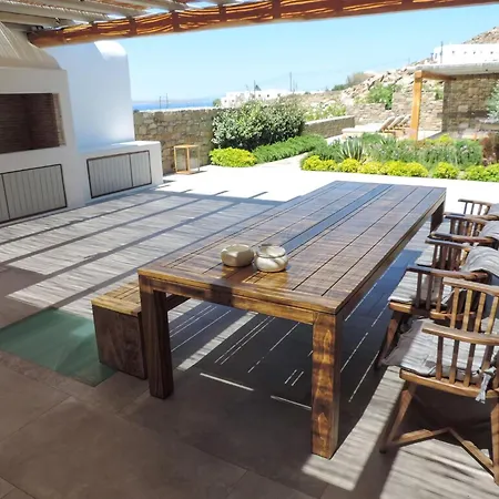 Villa Luxury Mykonos Stunning Seaviews 4 Bedrooms Jacuzzi Agia Sofia *